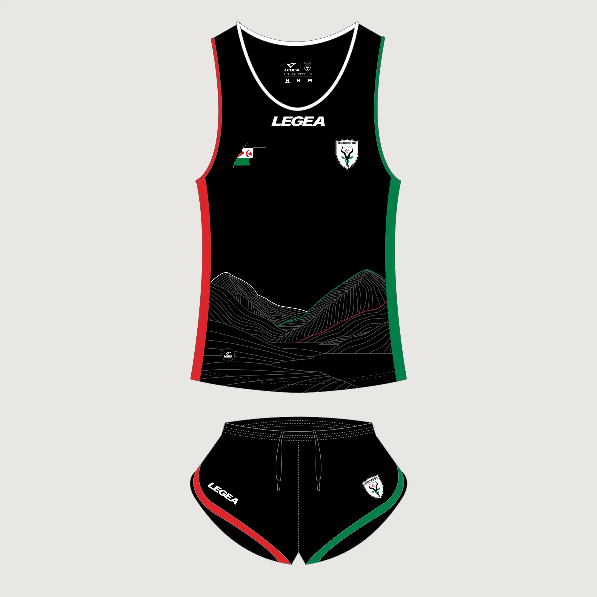 Kit Negro Atletismo Saharaui