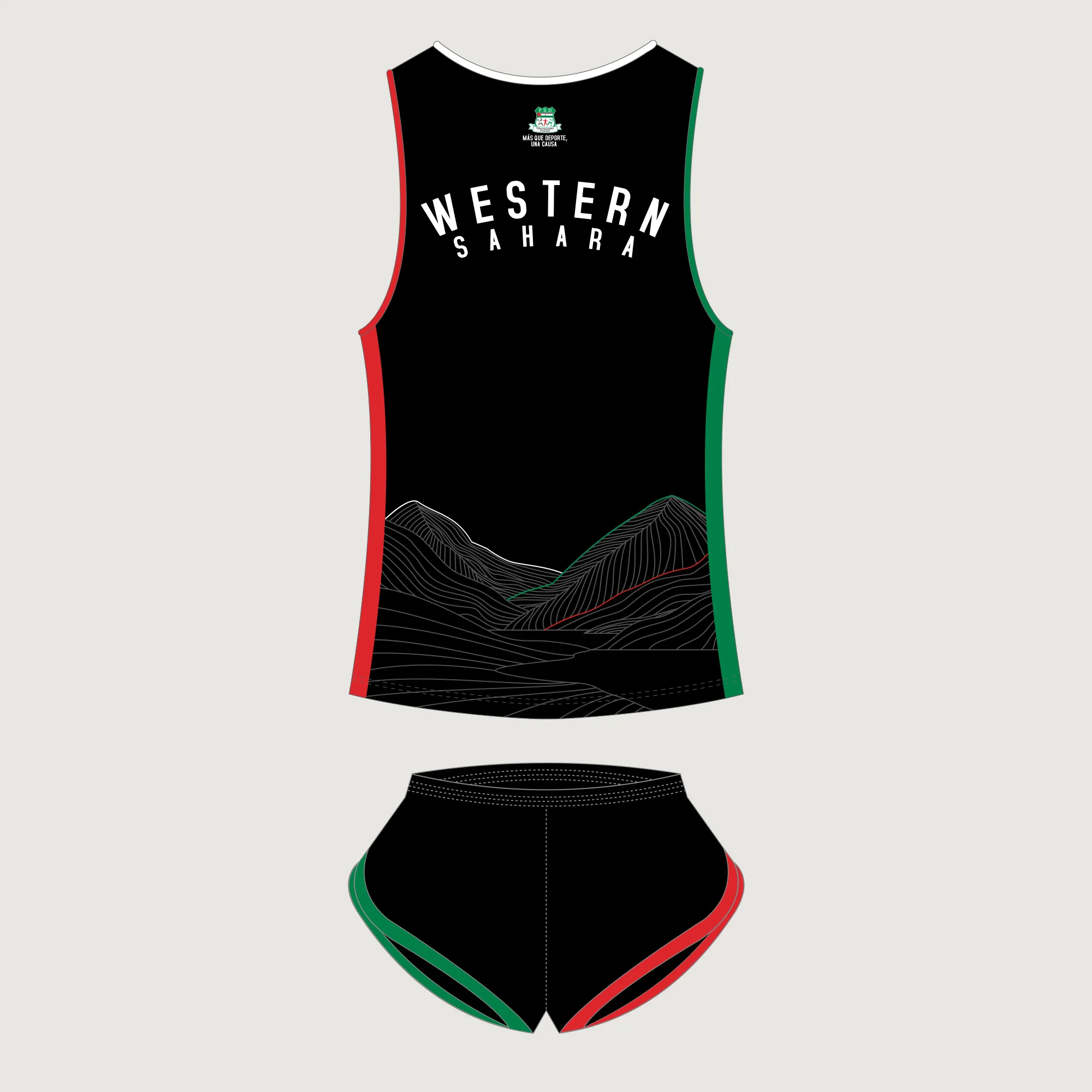 Kit Negro Atletismo Saharaui - Image 2
