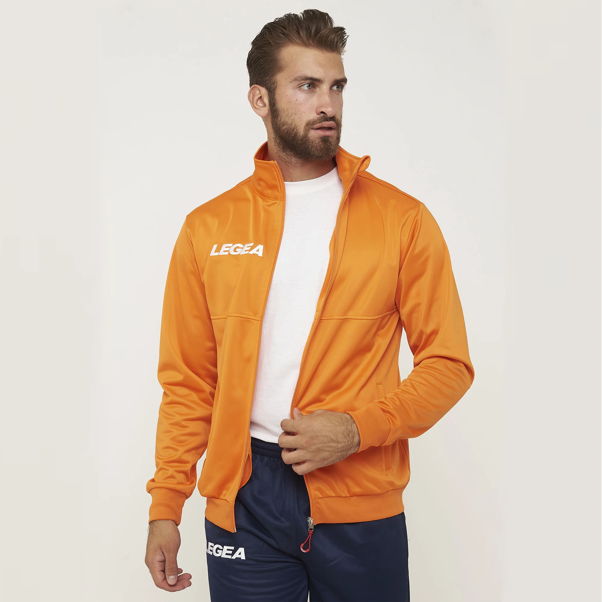 Giacca sportiva con zip Cuba - taglia piccola arancio - Image 2