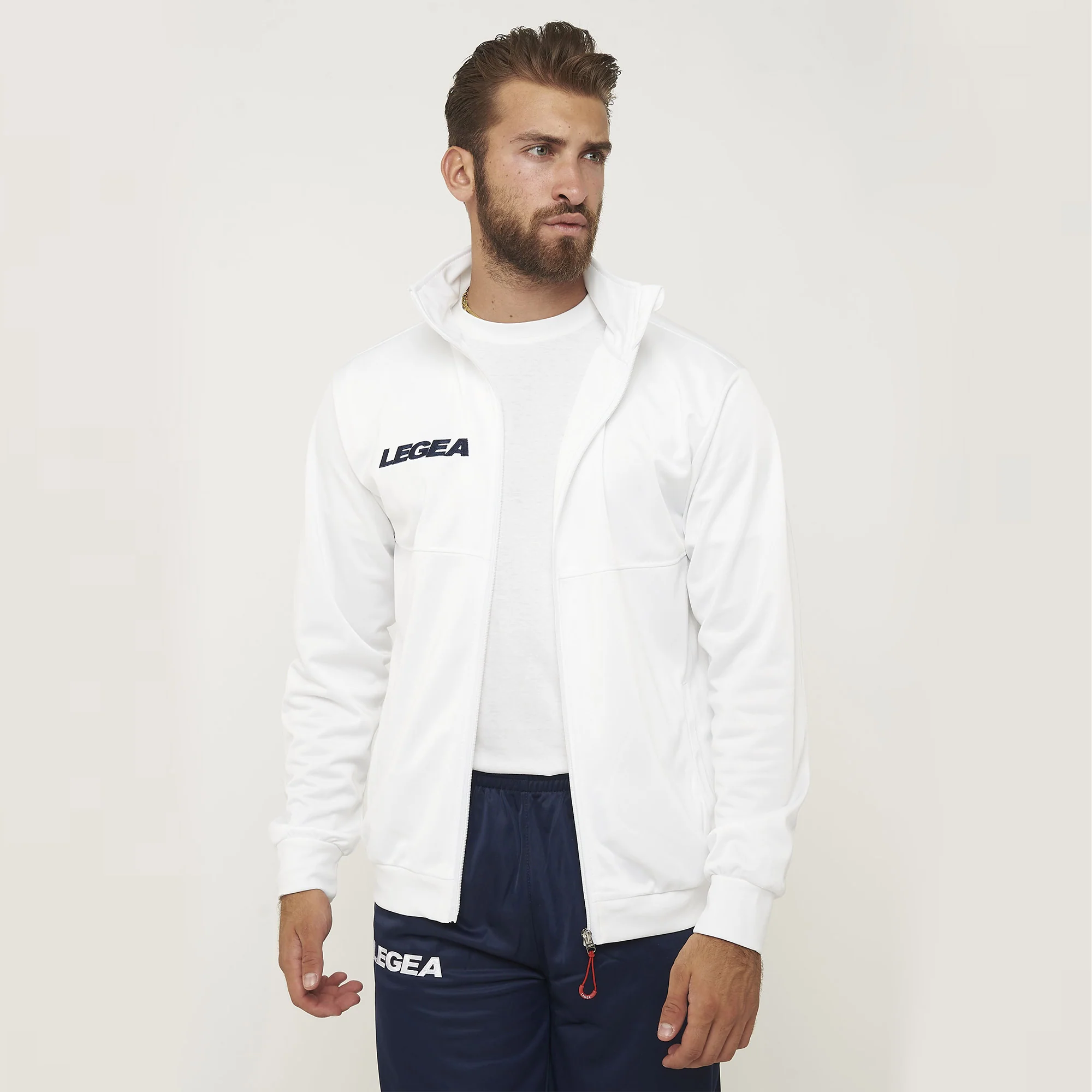 Giacca sportiva con zip Cuba -  taglia piccola bianco - Image 3