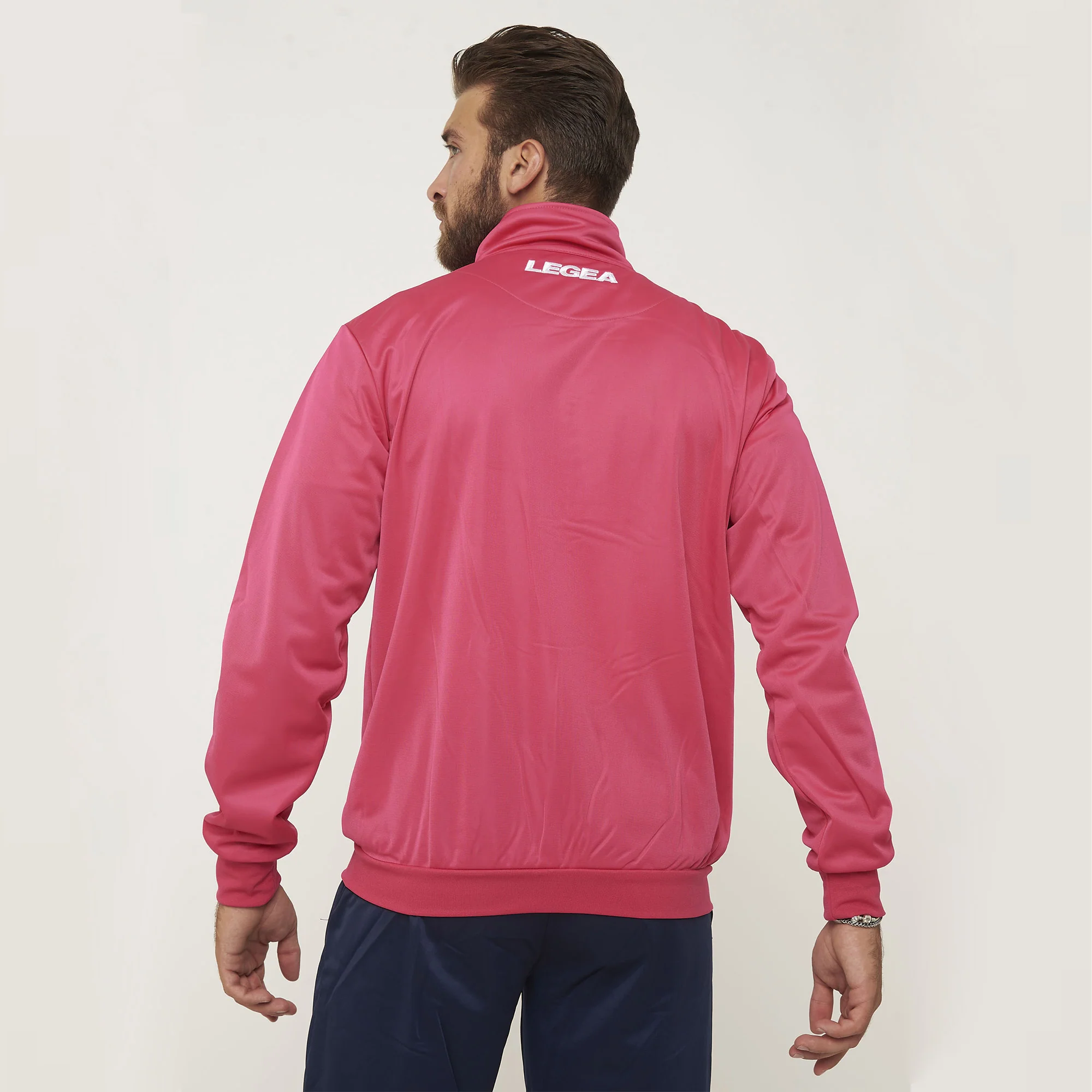 Giacca sportiva con zip Cuba - fuxia - Image 4
