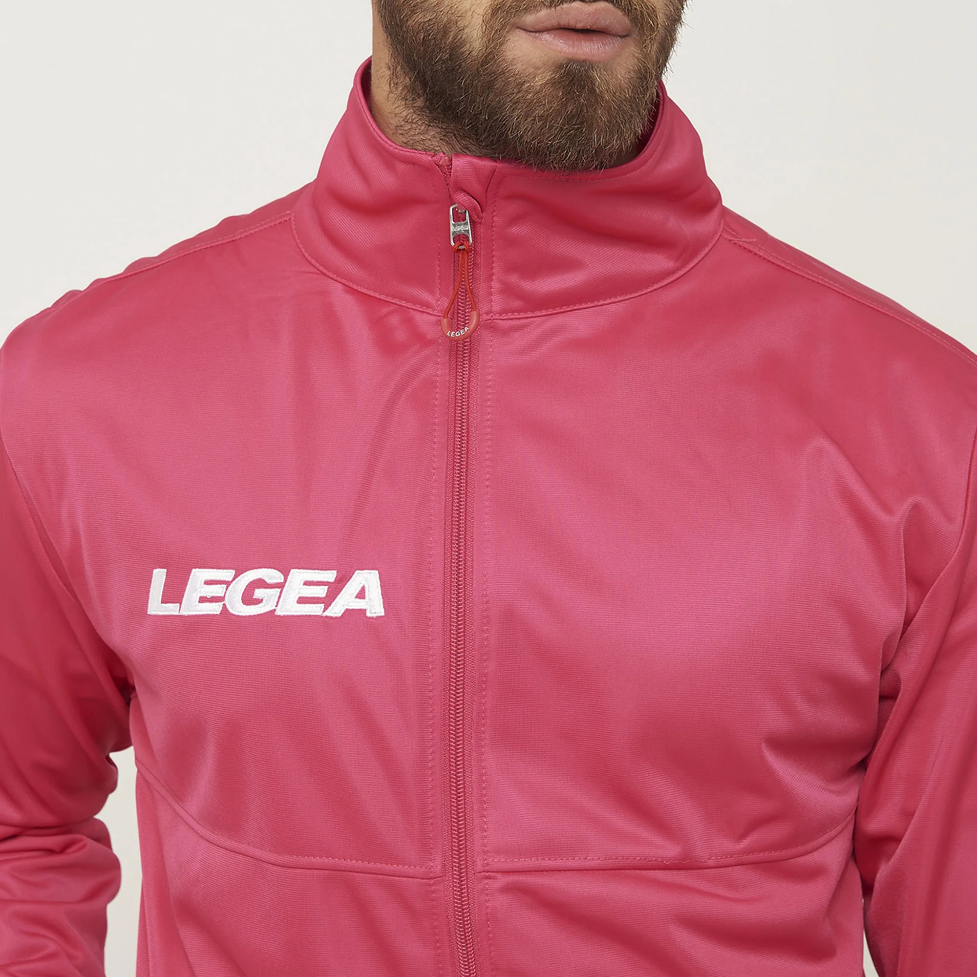 Giacca sportiva con zip Cuba - fuxia - Image 6