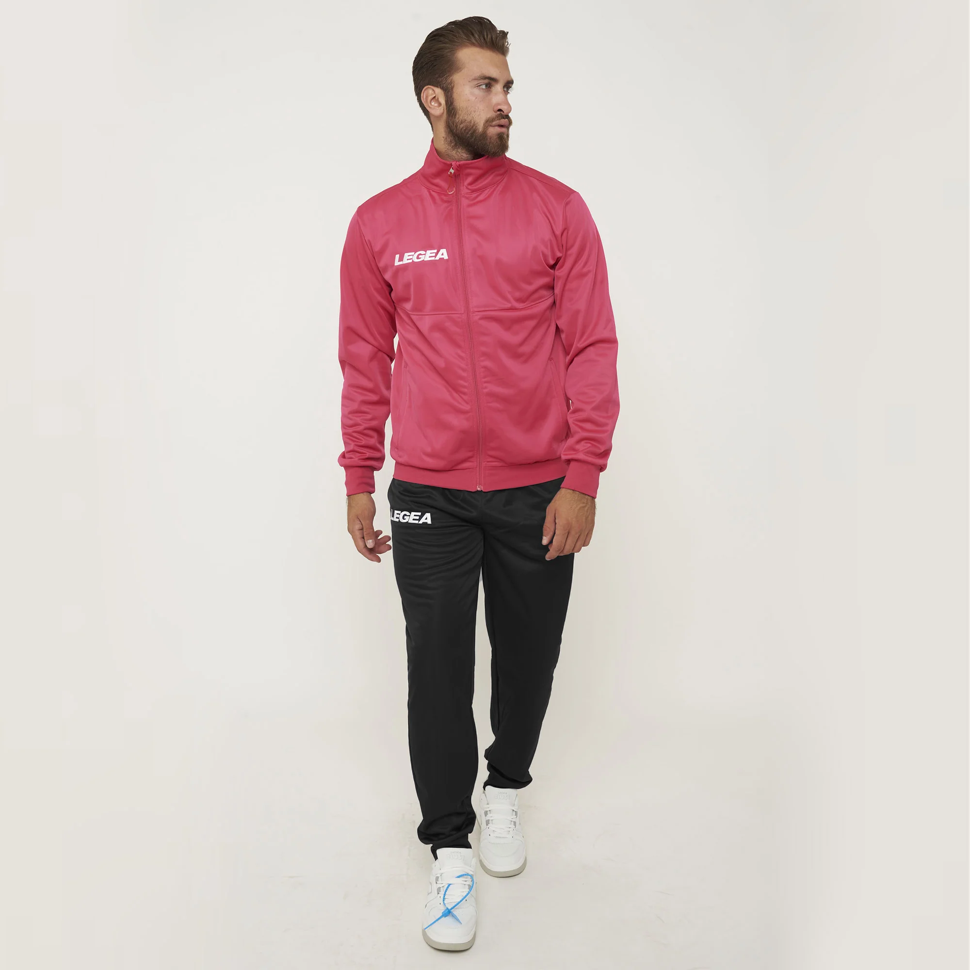 Giacca sportiva con zip Cuba - fuxia - Image 8
