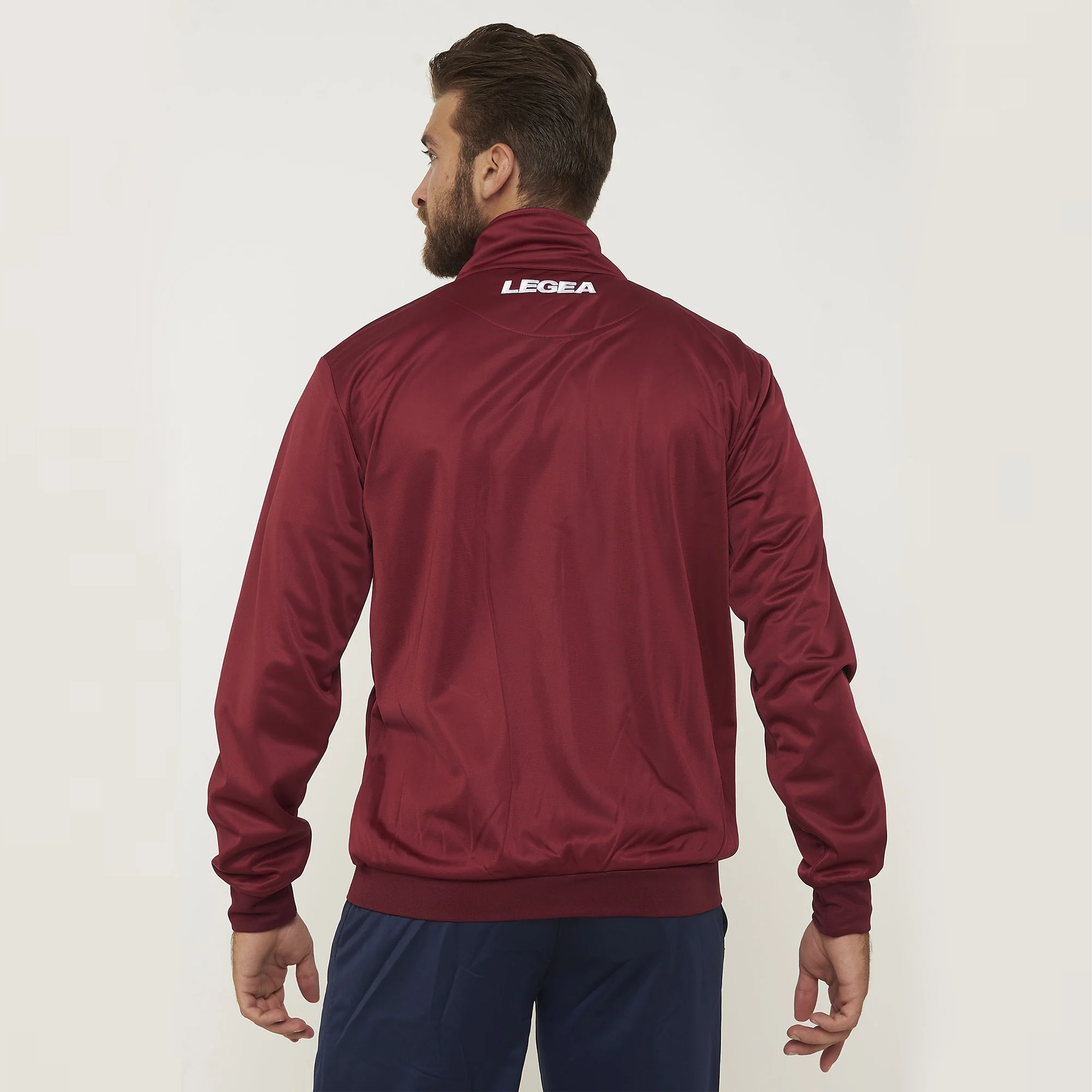 Giacca sportiva con zip Cuba - taglia piccola granata - Image 4