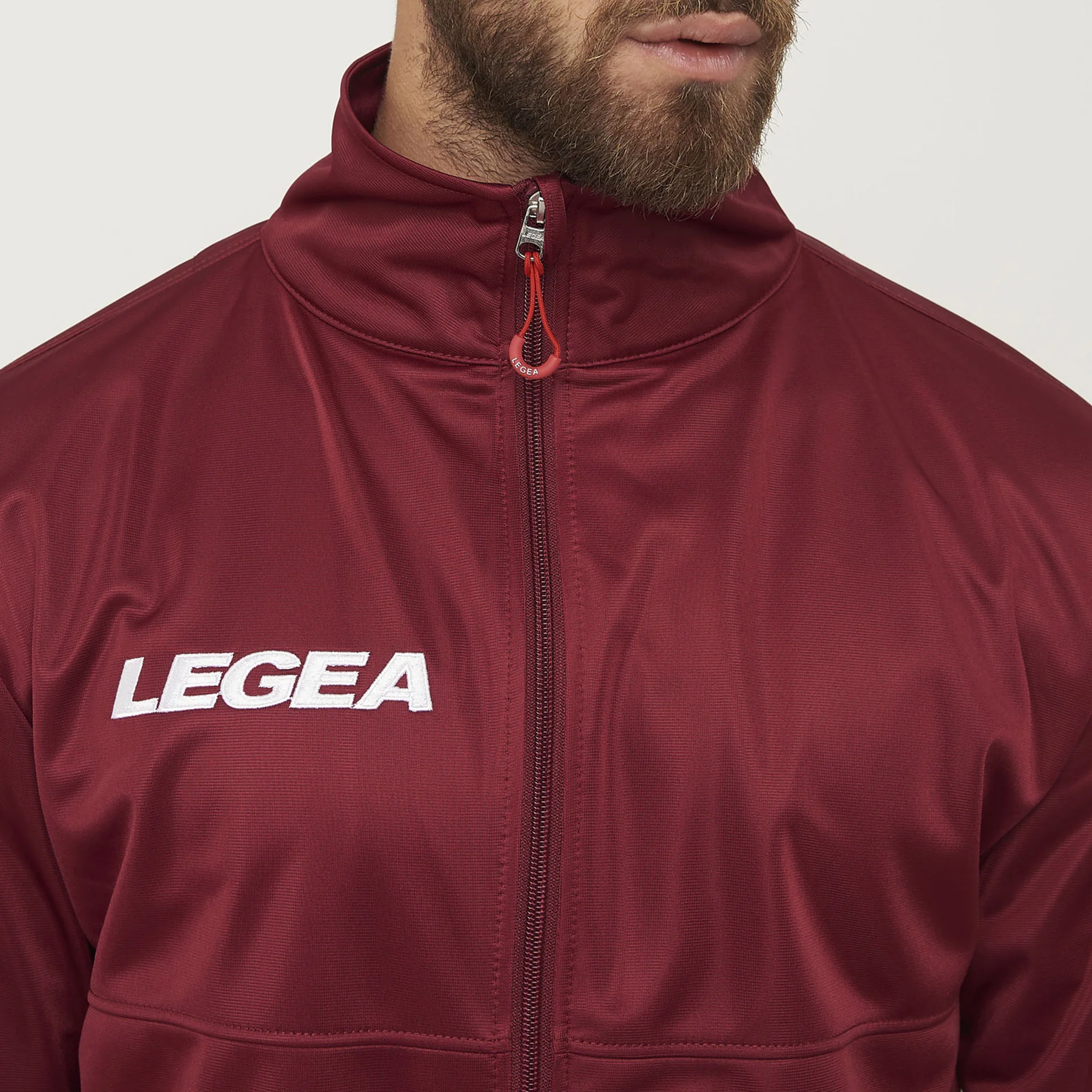 Giacca sportiva con zip Cuba - taglia piccola granata - Image 6