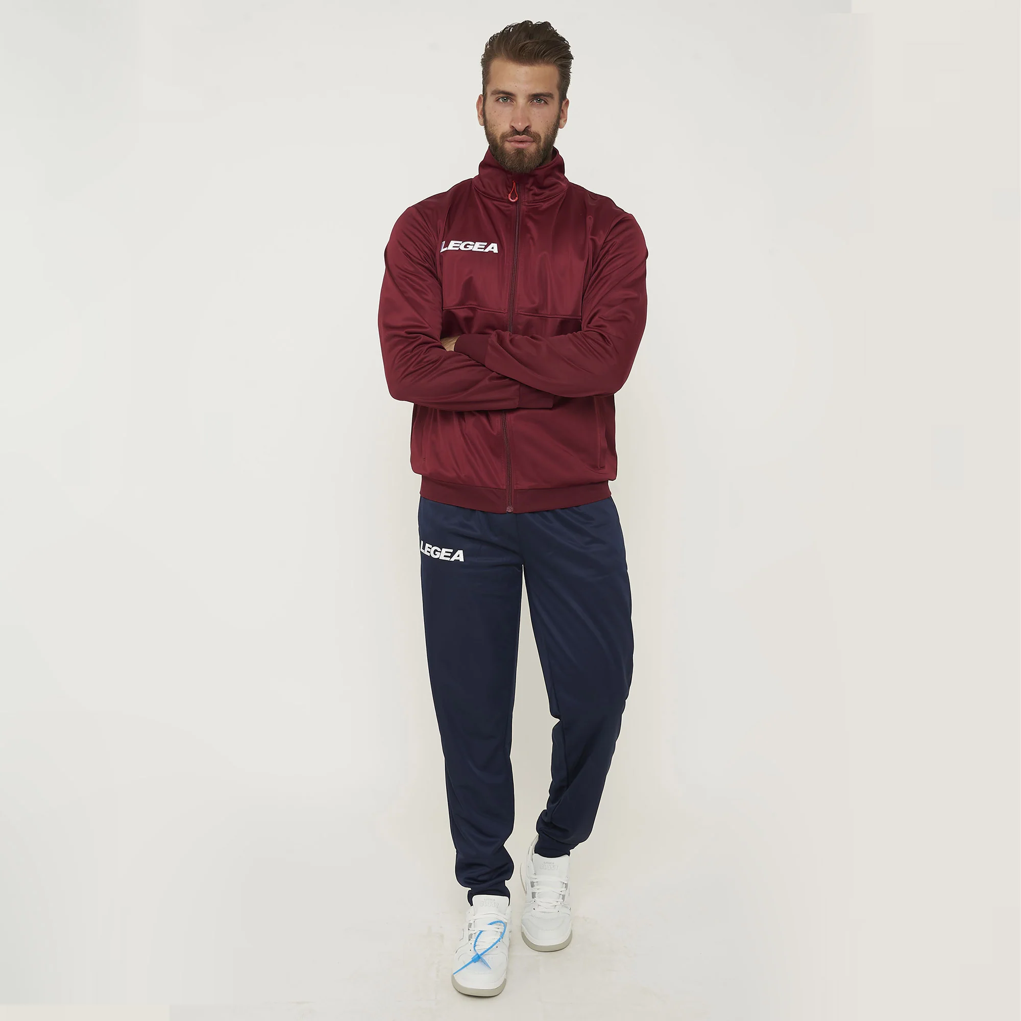 Giacca sportiva con zip Cuba - taglia piccola granata - Image 8
