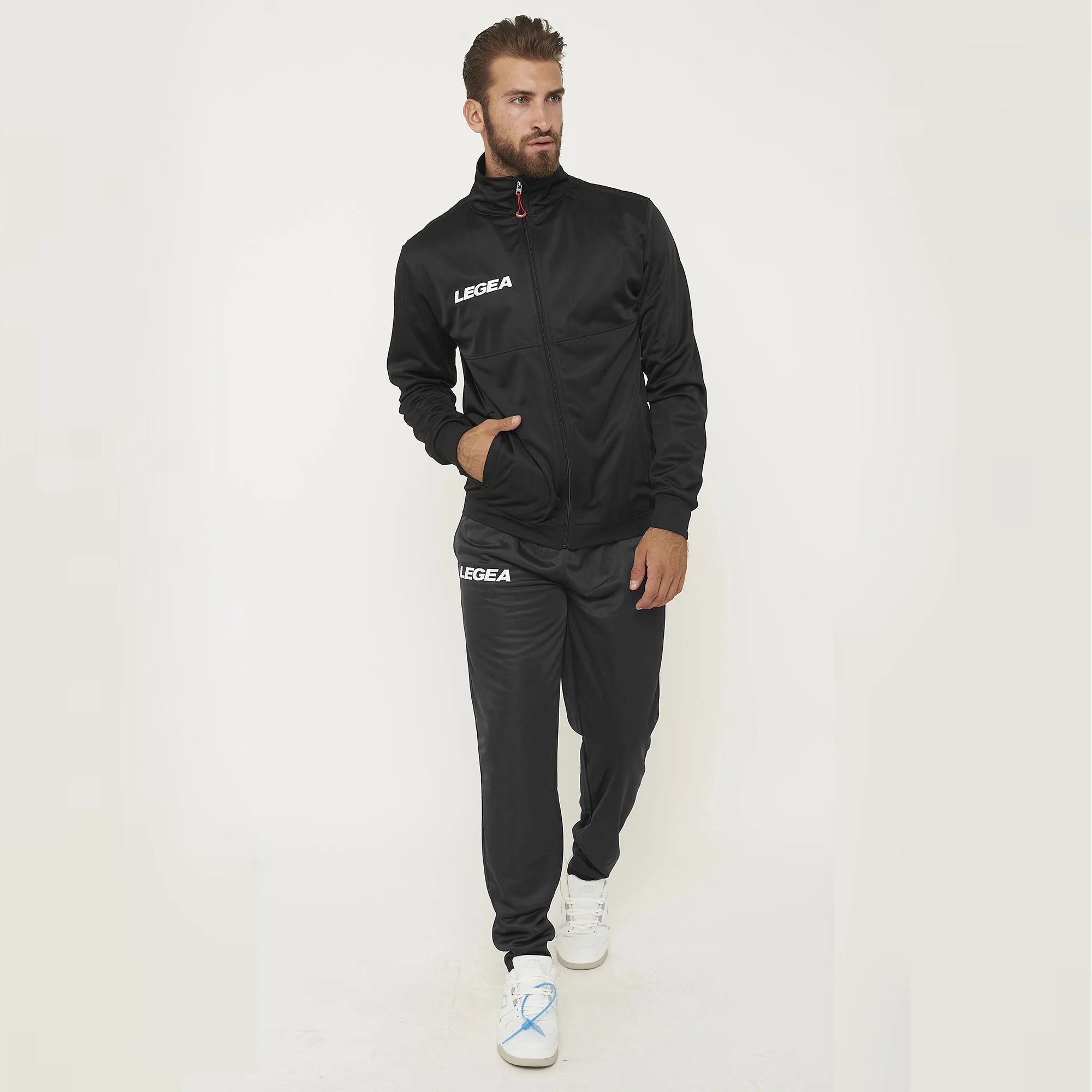 Giacca sportiva con zip Cuba - taglia piccola nero - Image 2