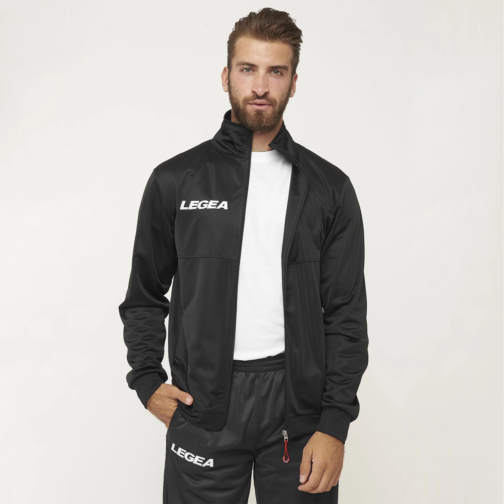 Giacca sportiva con zip Cuba - taglia piccola nero - Image 2