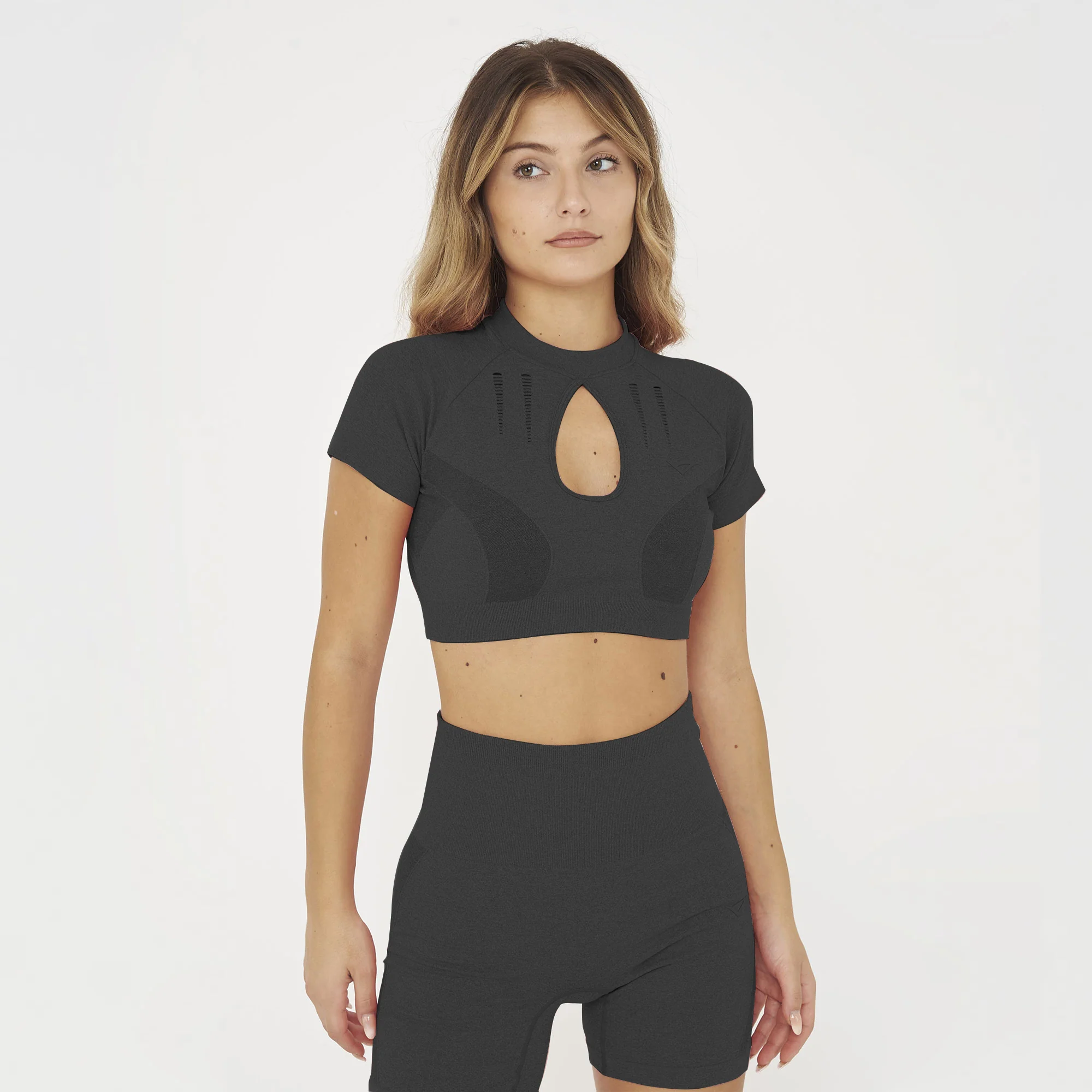 Maglia crop da allenamento Lexi