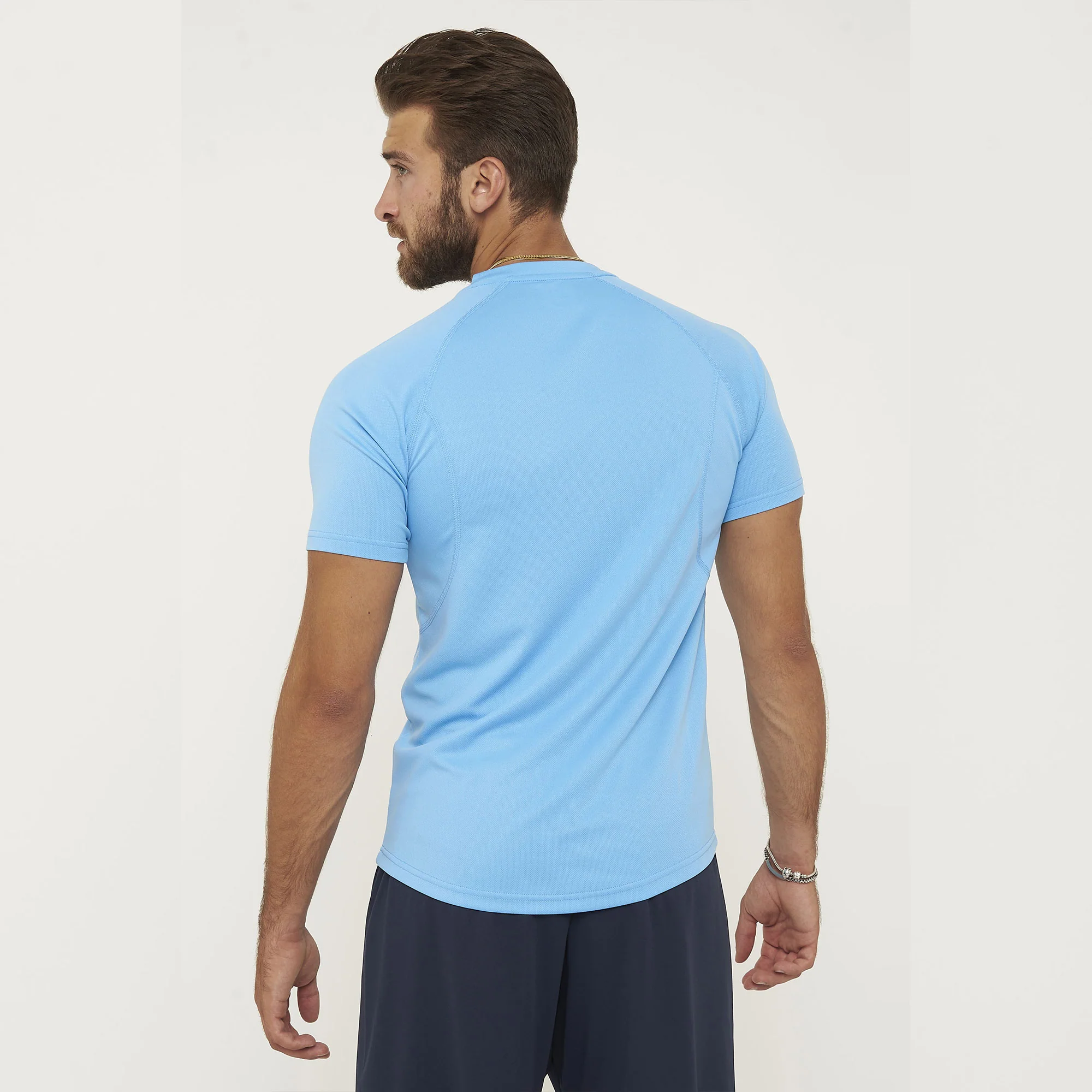 Maglia girocollo in poliestere Lipsia fluo - Image 2