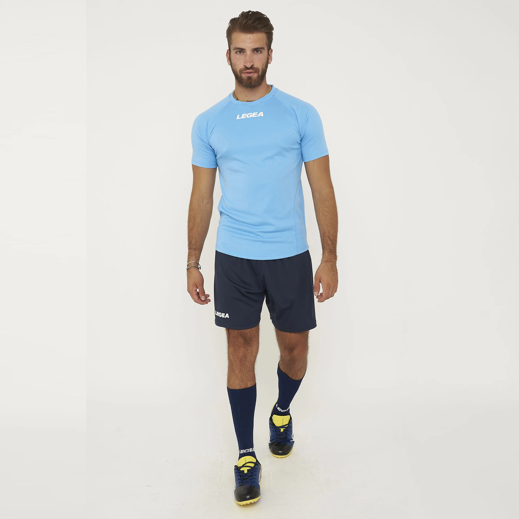 Maglia girocollo in poliestere Lipsia fluo - Image 6