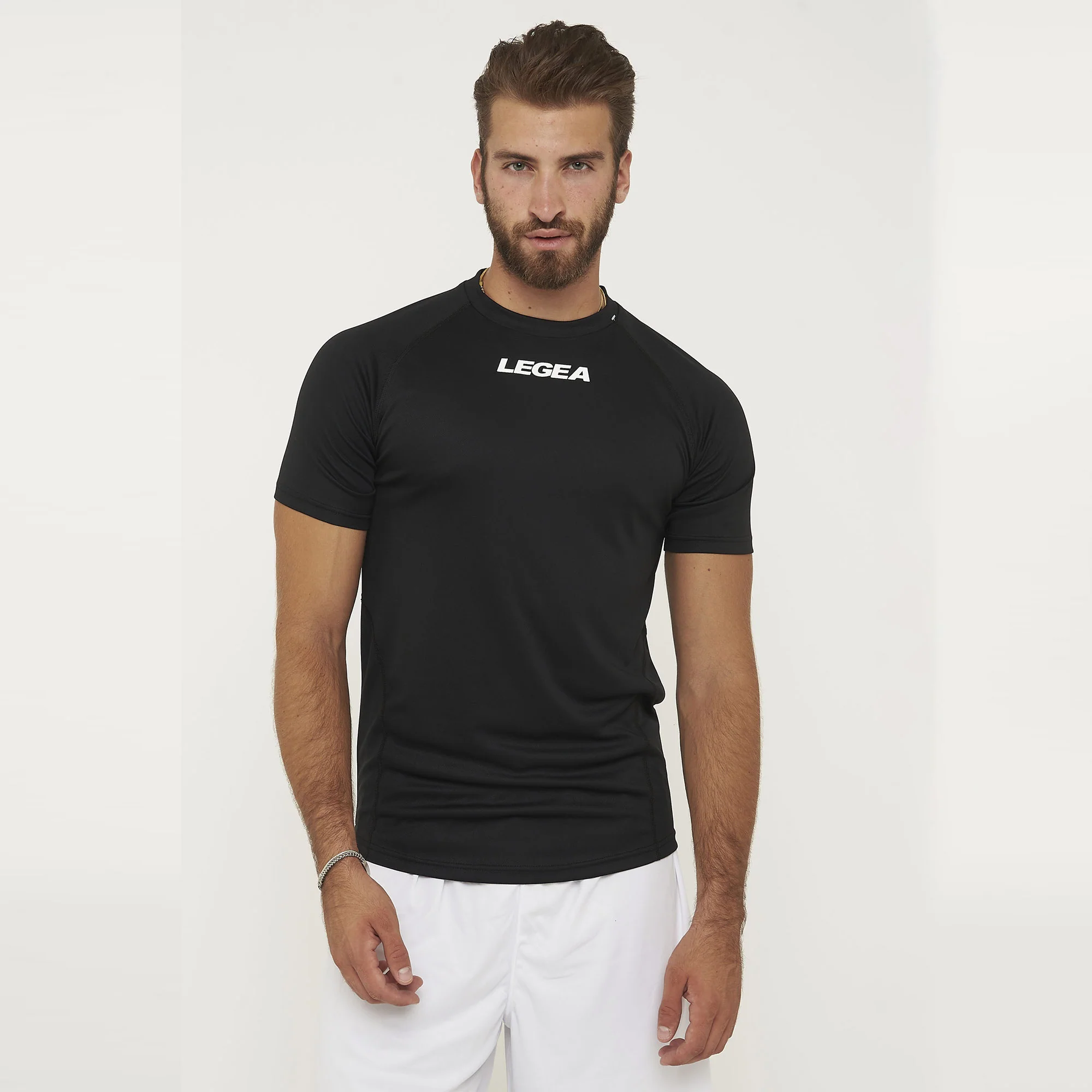 Maglia girocollo in poliestere Lipsia fluo - Image 12