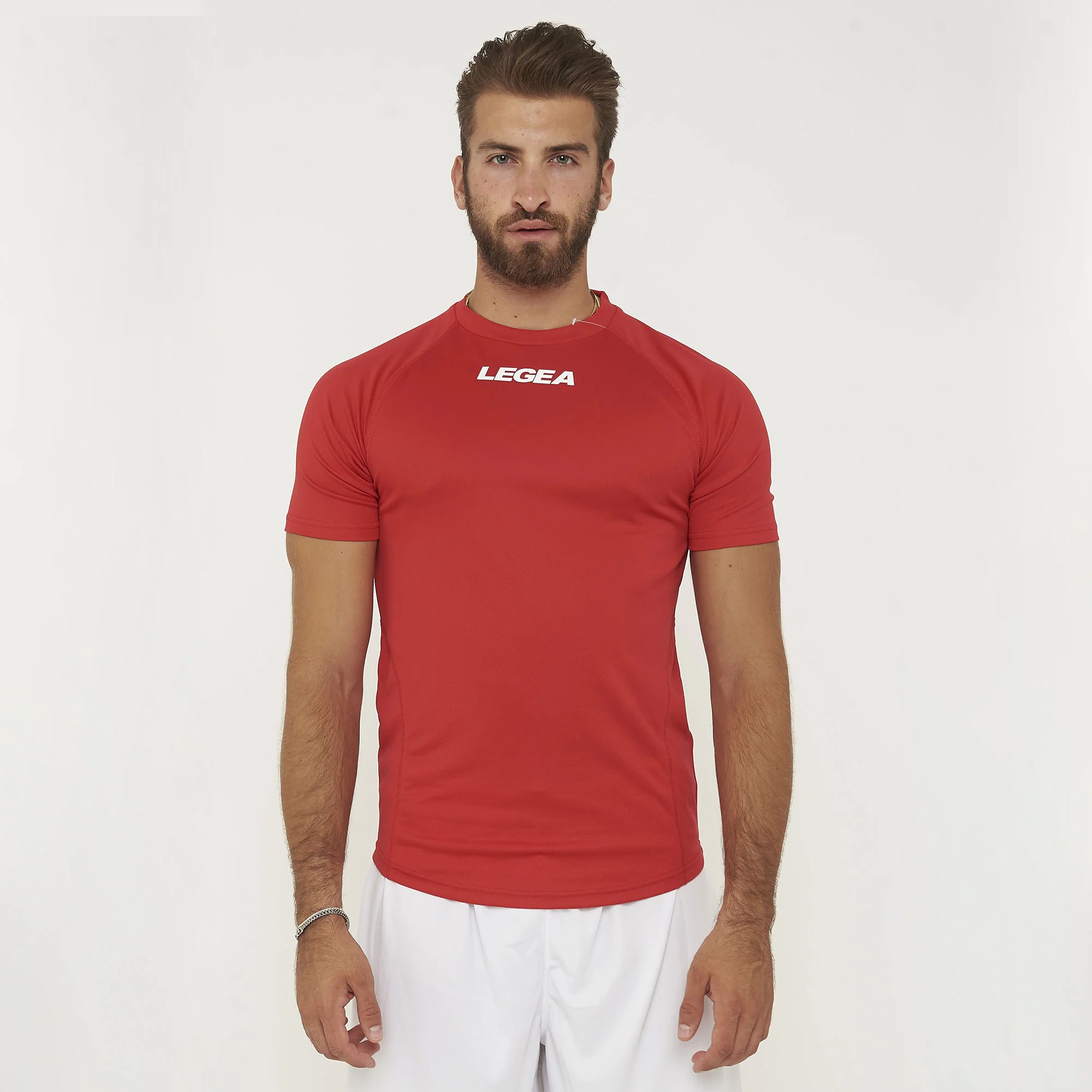 Maglia girocollo in poliestere Lipsia fluo - Image 15