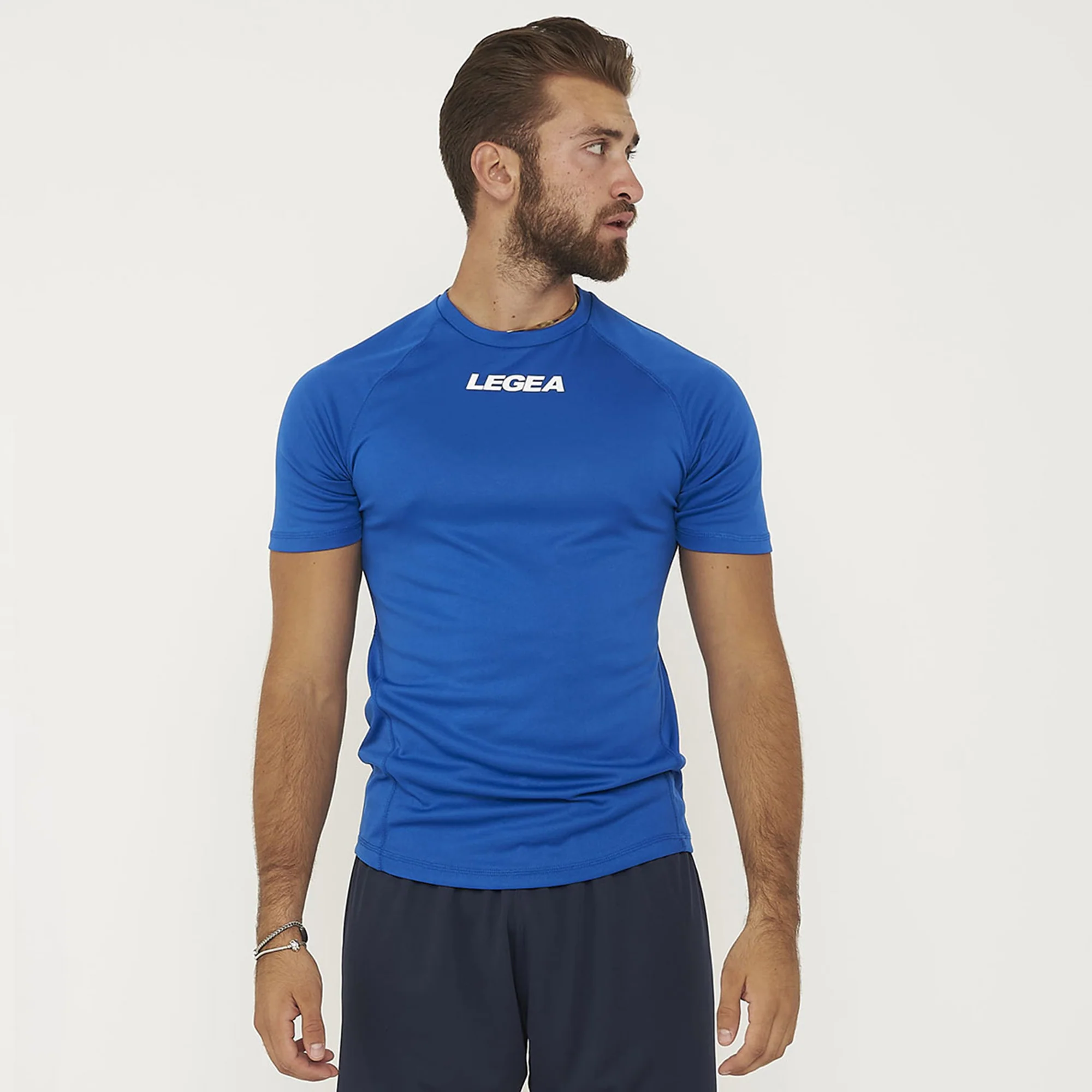 Maglia girocollo in poliestere Lipsia fluo - Image 8