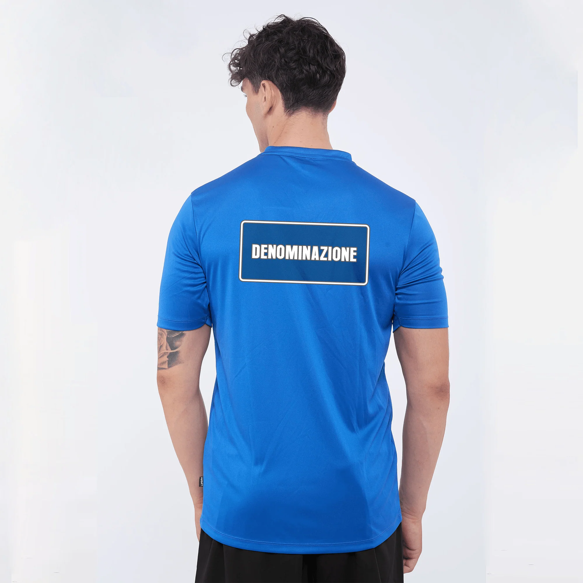 Maglia in poliestere azzurra - Fitav - Image 2