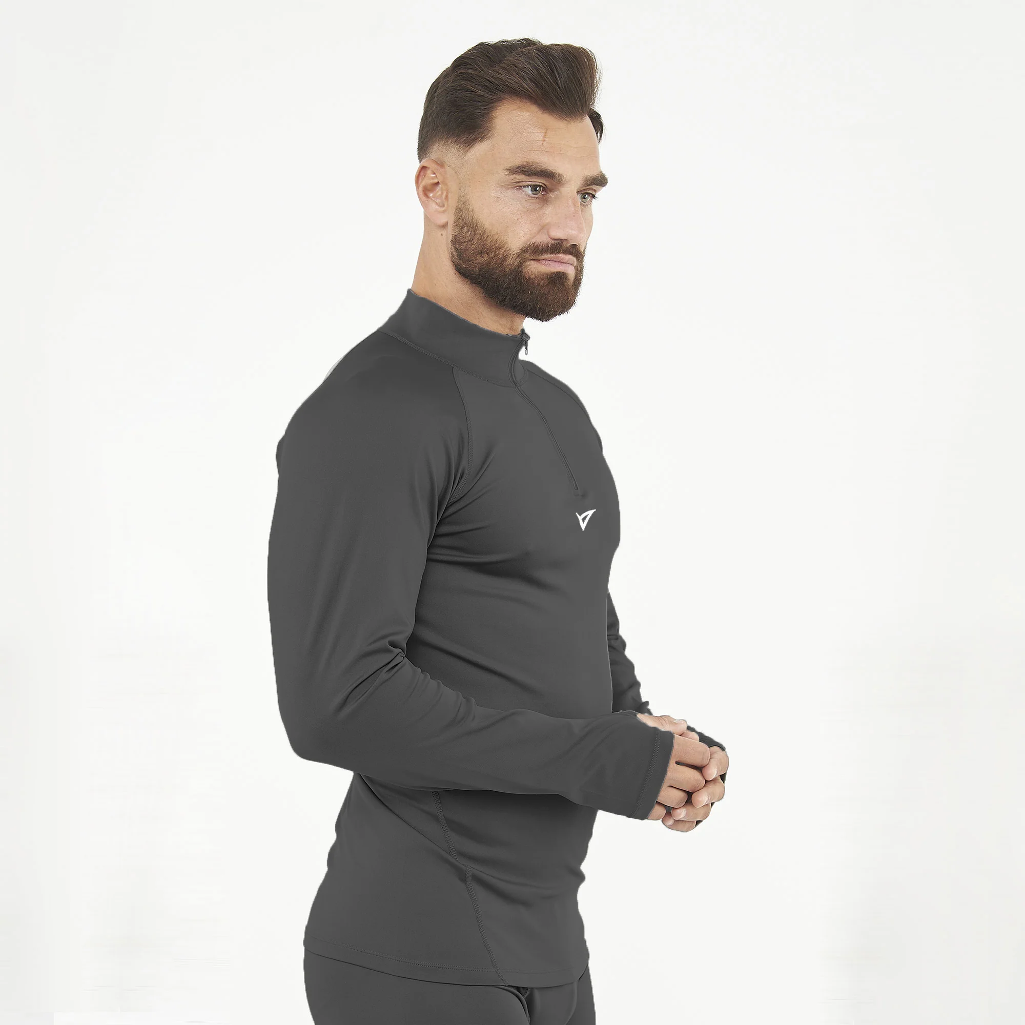 Maglia termica da allenamento con mezza zip Ironboy Turbo - Image 5