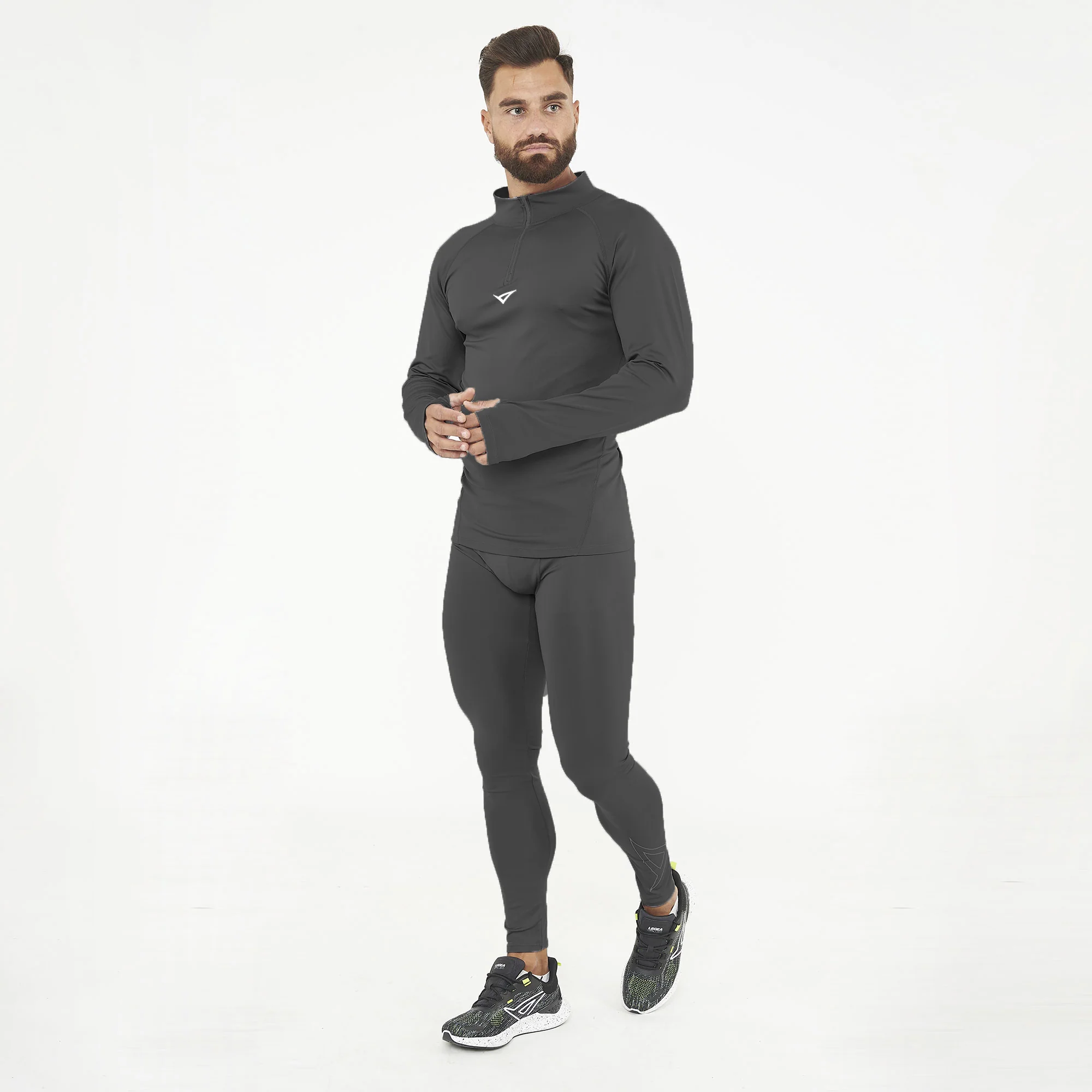 Maglia termica da allenamento con mezza zip Ironboy Turbo - Image 6