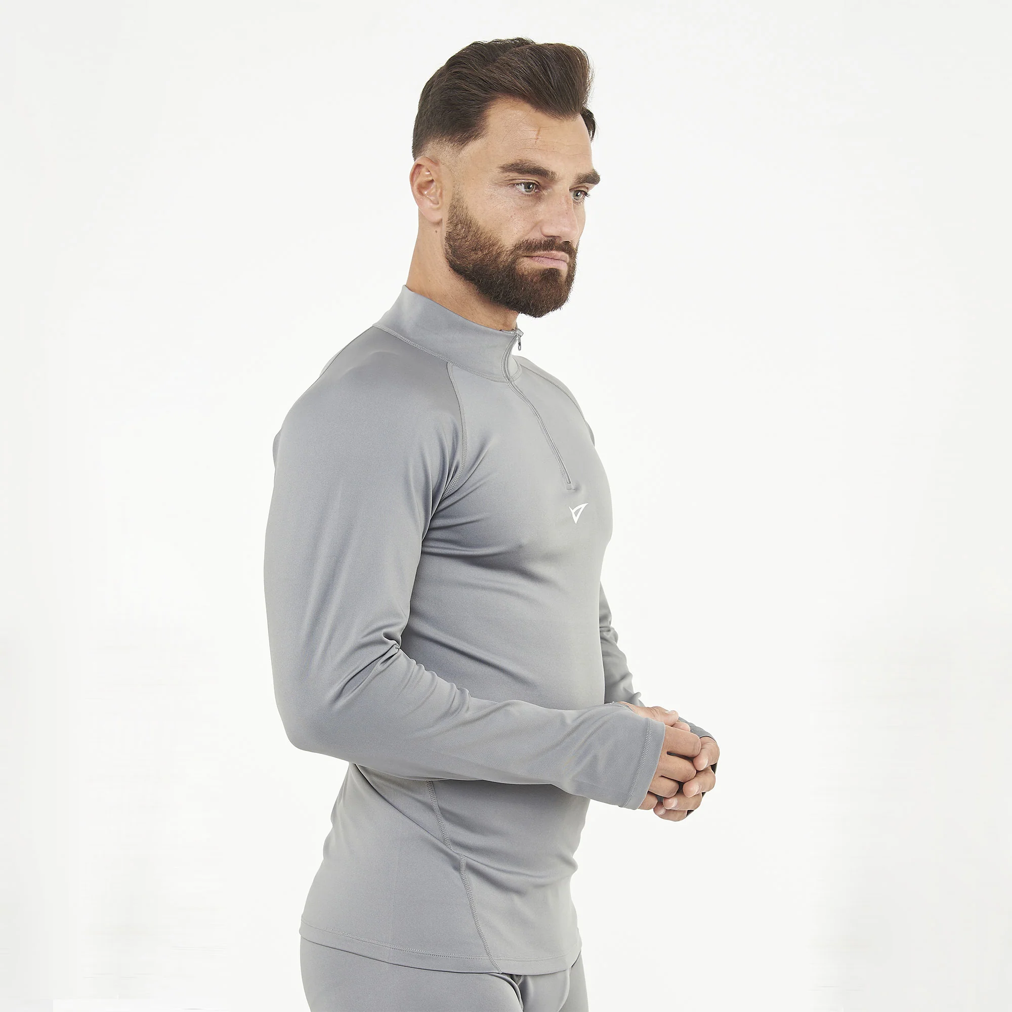 Maglia termica da allenamento con mezza zip Ironboy Turbo - Image 5