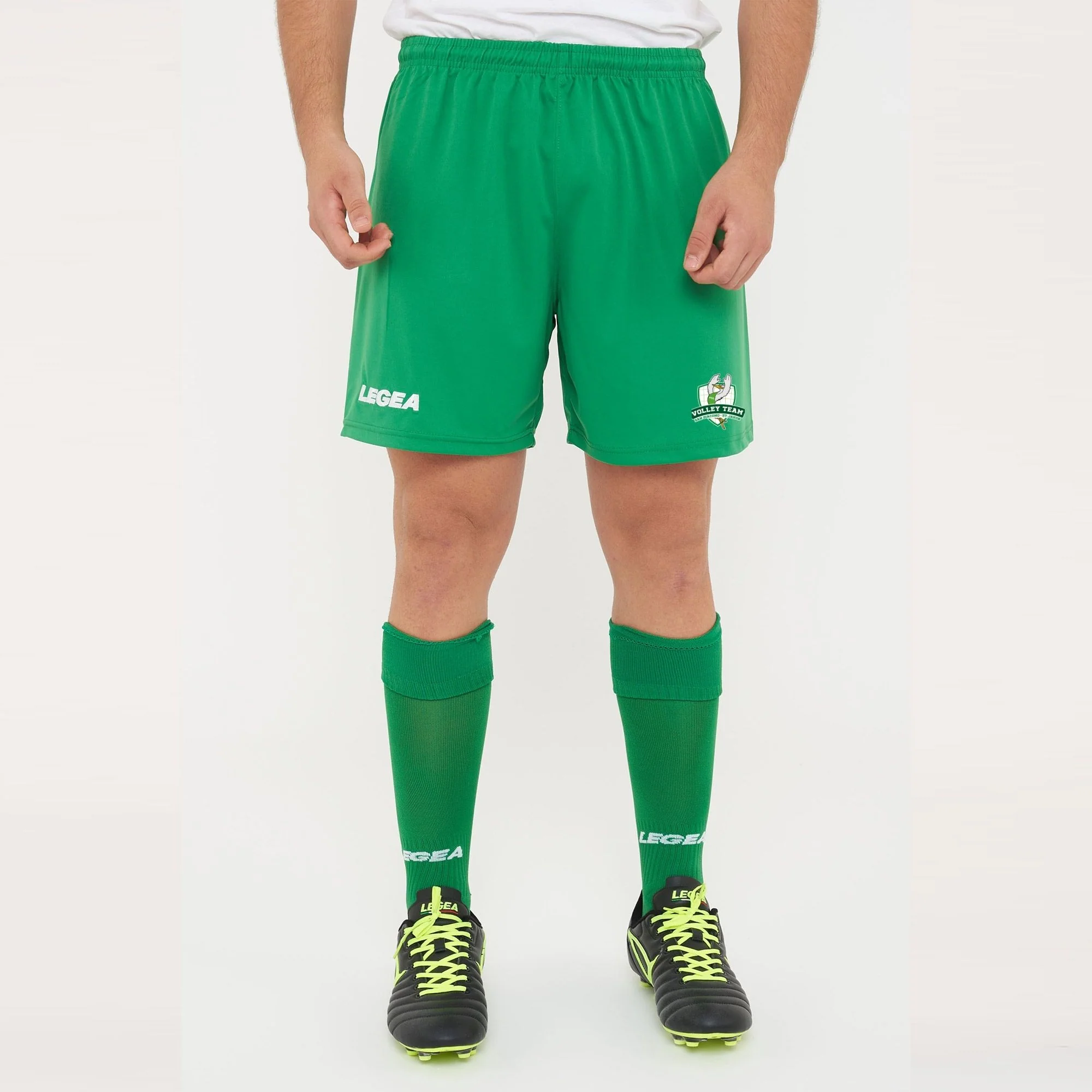 Pantaloncini da gara verdi - Volley Team San Giacomo - Image 2