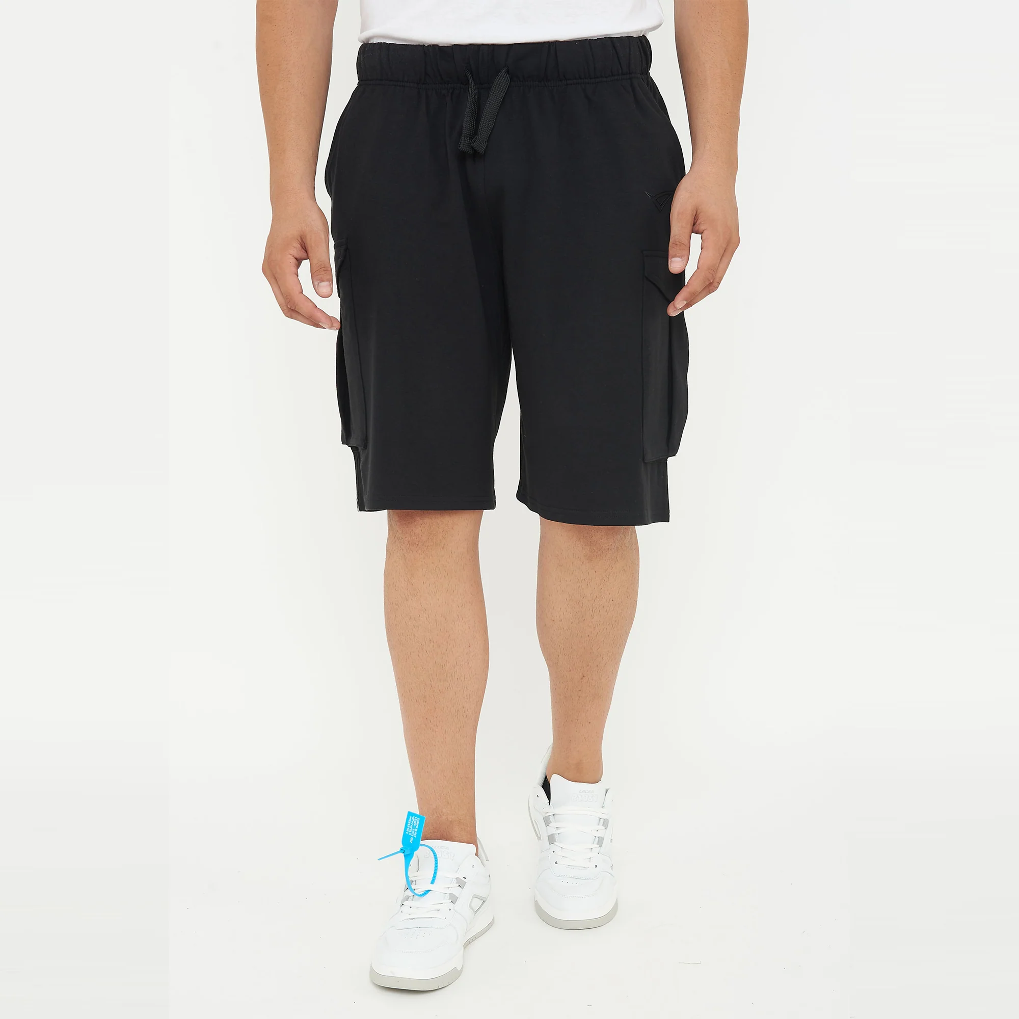 Pantaloncini Cargo in french terry F9
