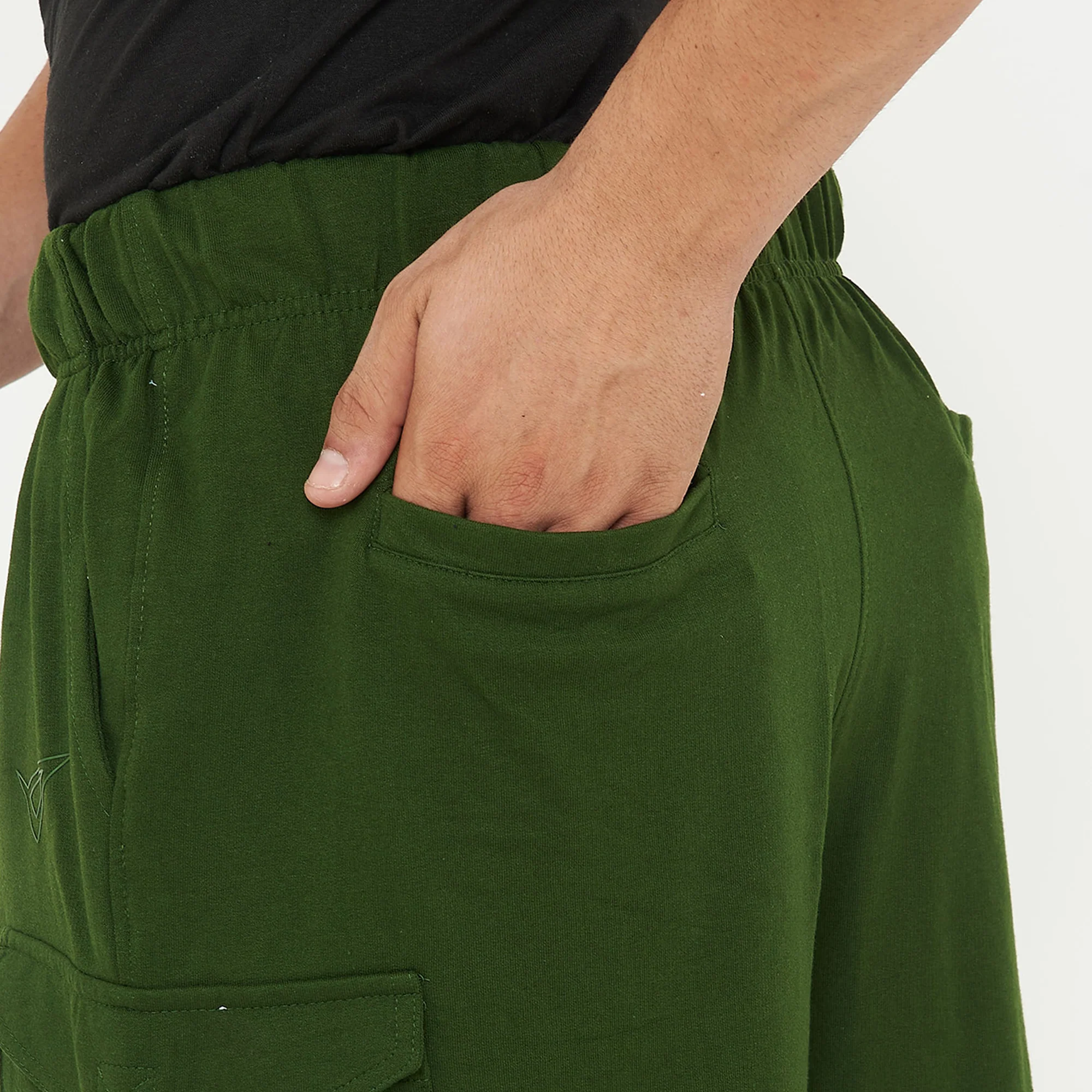 Pantaloncini Cargo in french terry F9 - Image 6