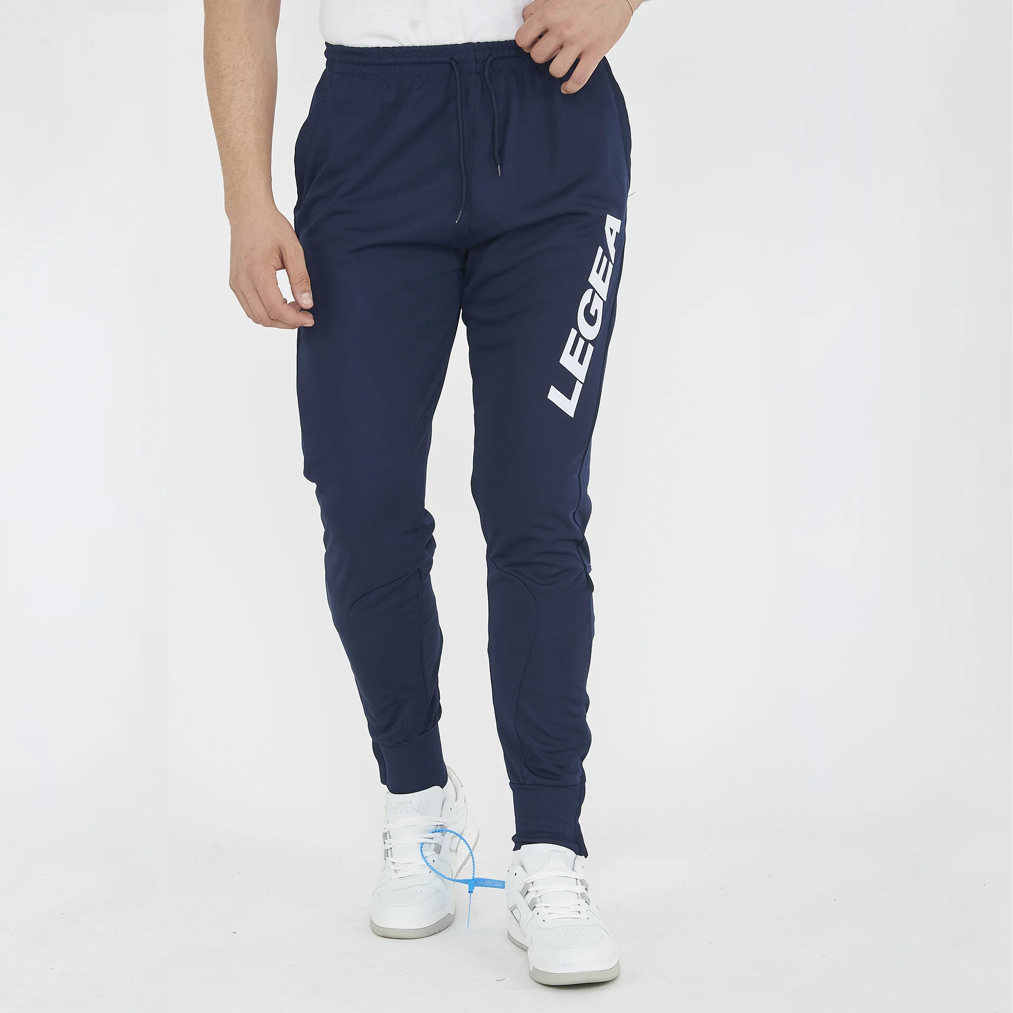 Pantaloni in poliestere con tasche e lacci Osaka