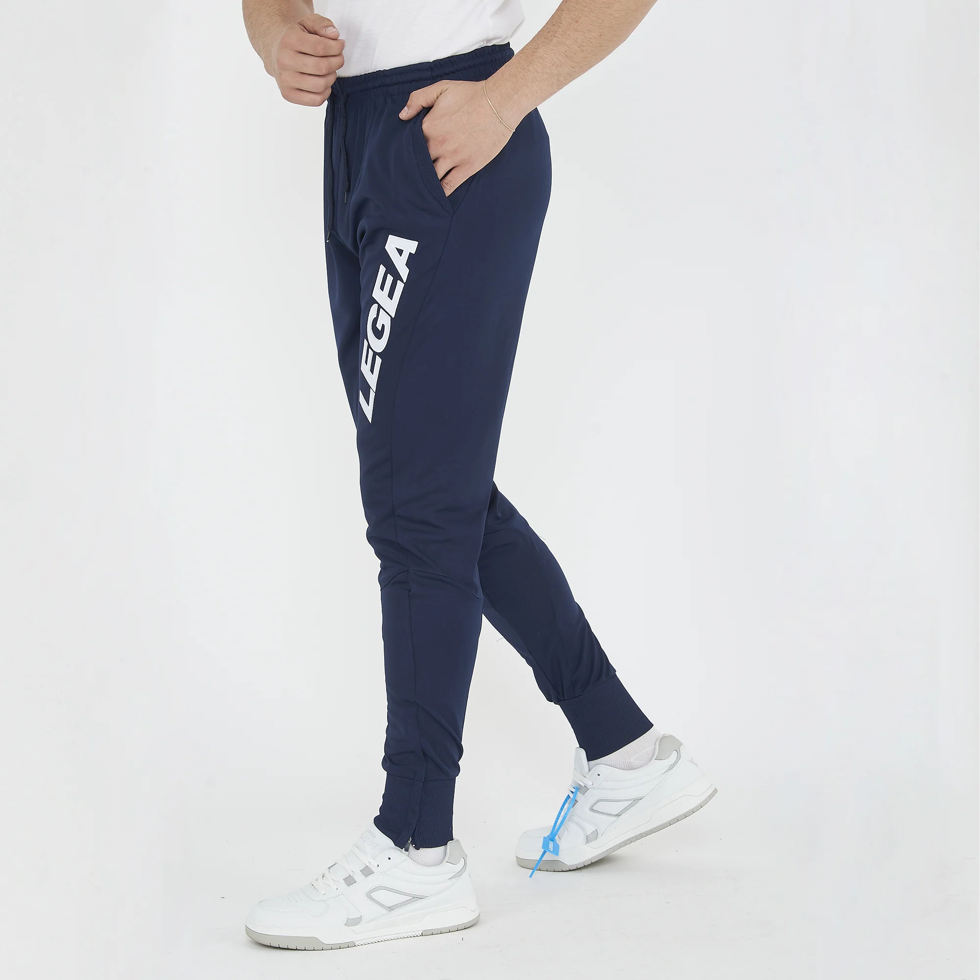 Pantaloni in poliestere con tasche e lacci Osaka - Image 3