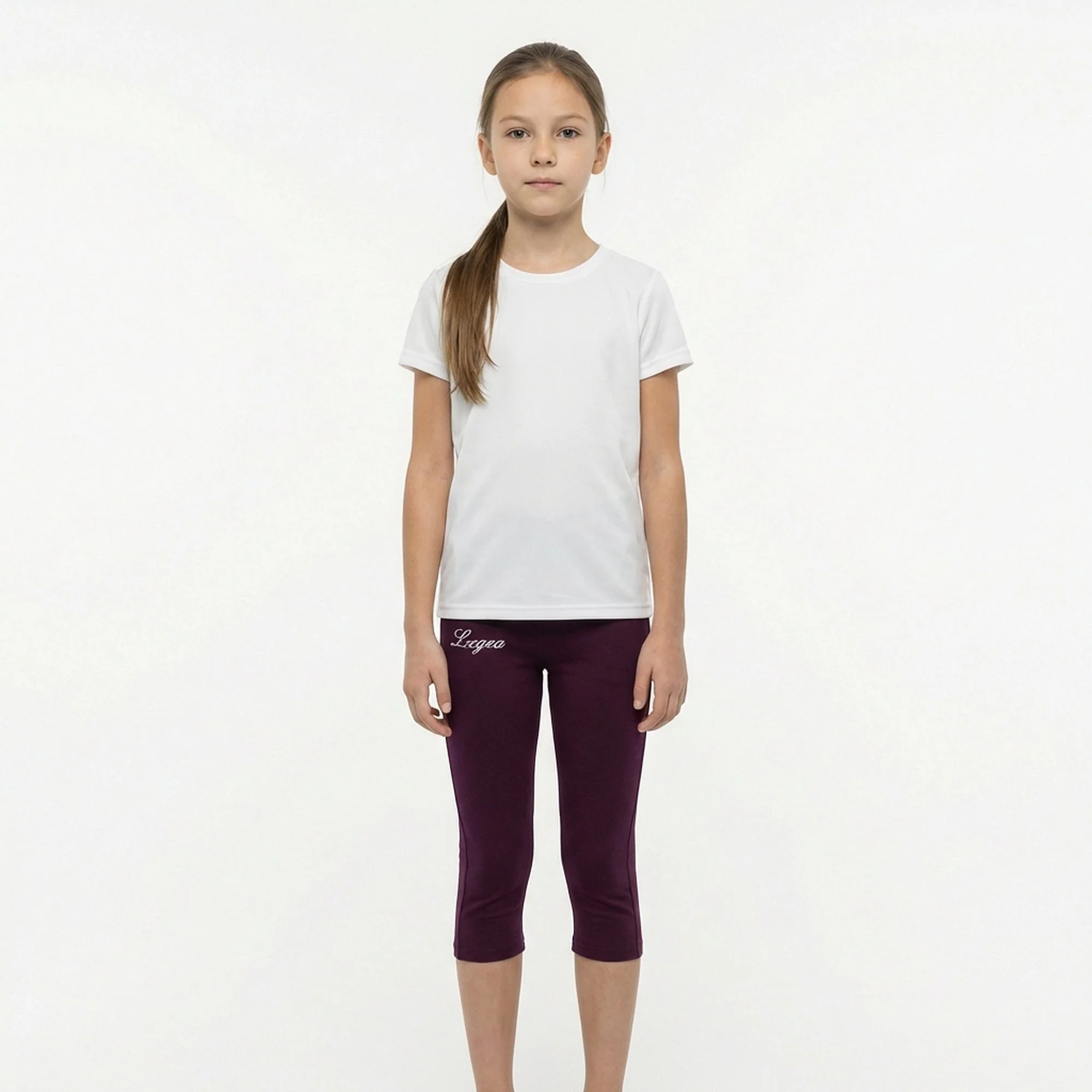 Pinocchietto da training in jersey elasticizzato