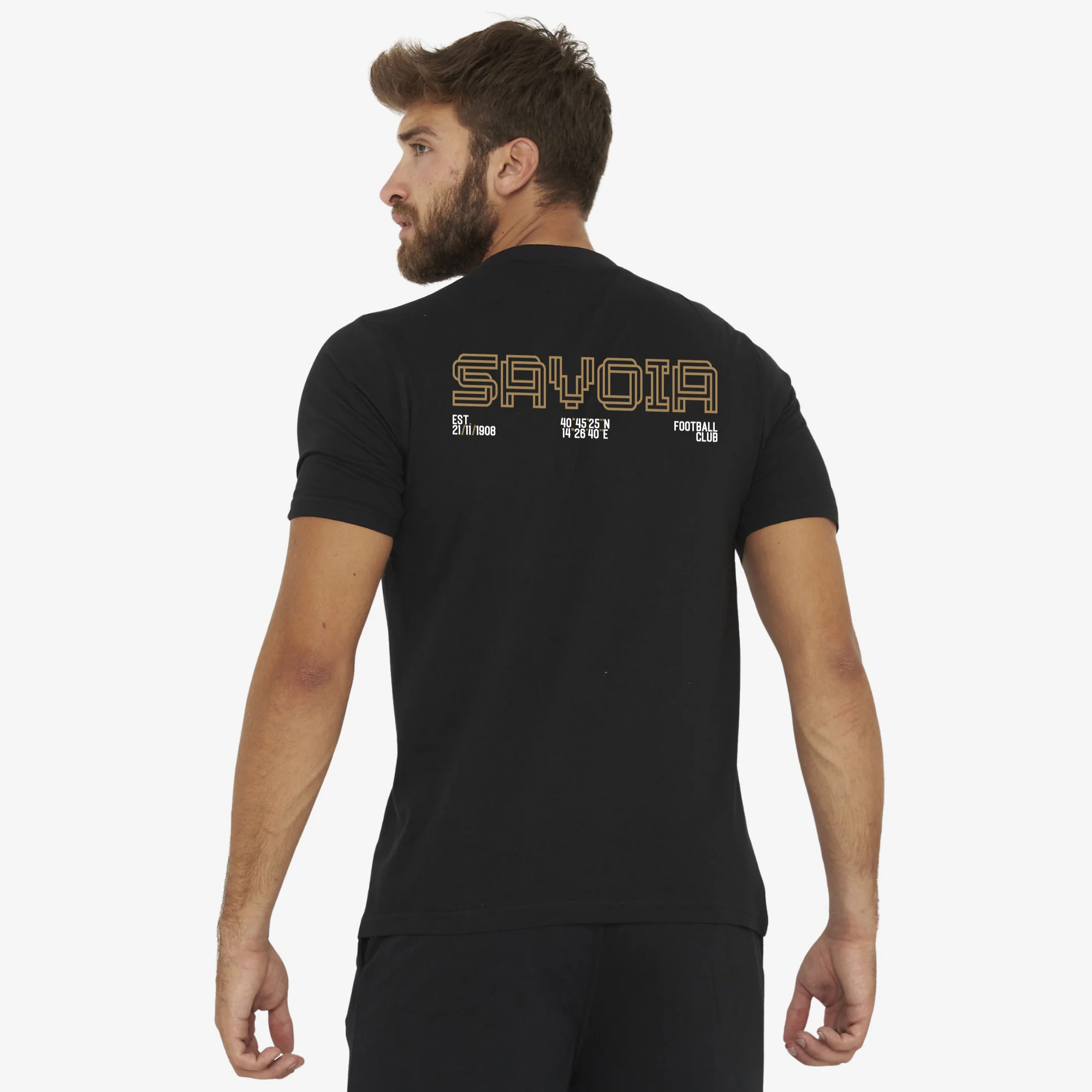 T-shirt Modern nera - Savoia 1908 - Image 2