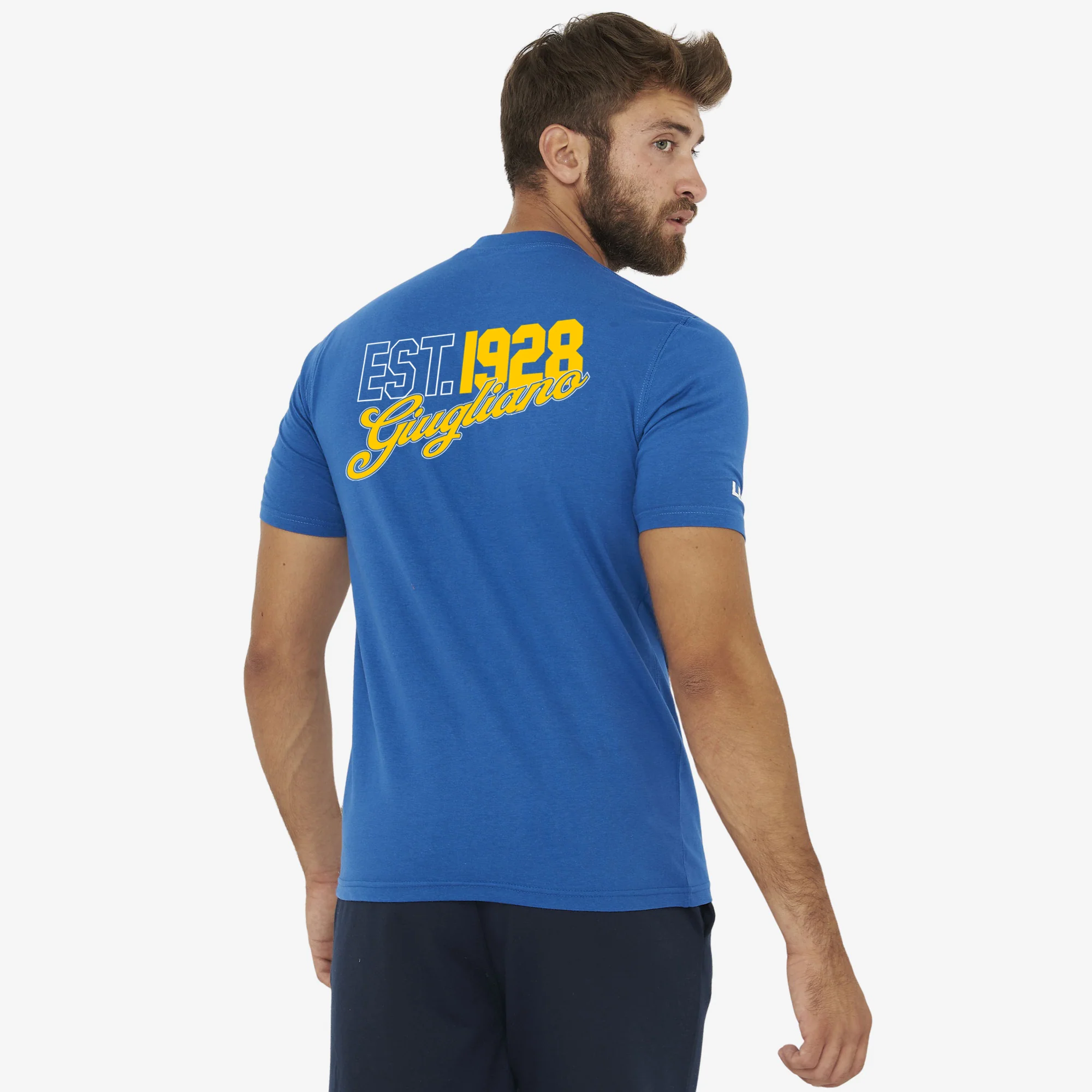 T-Shirt Stampa Vintage azzurra - Giugliano Calcio - Image 2