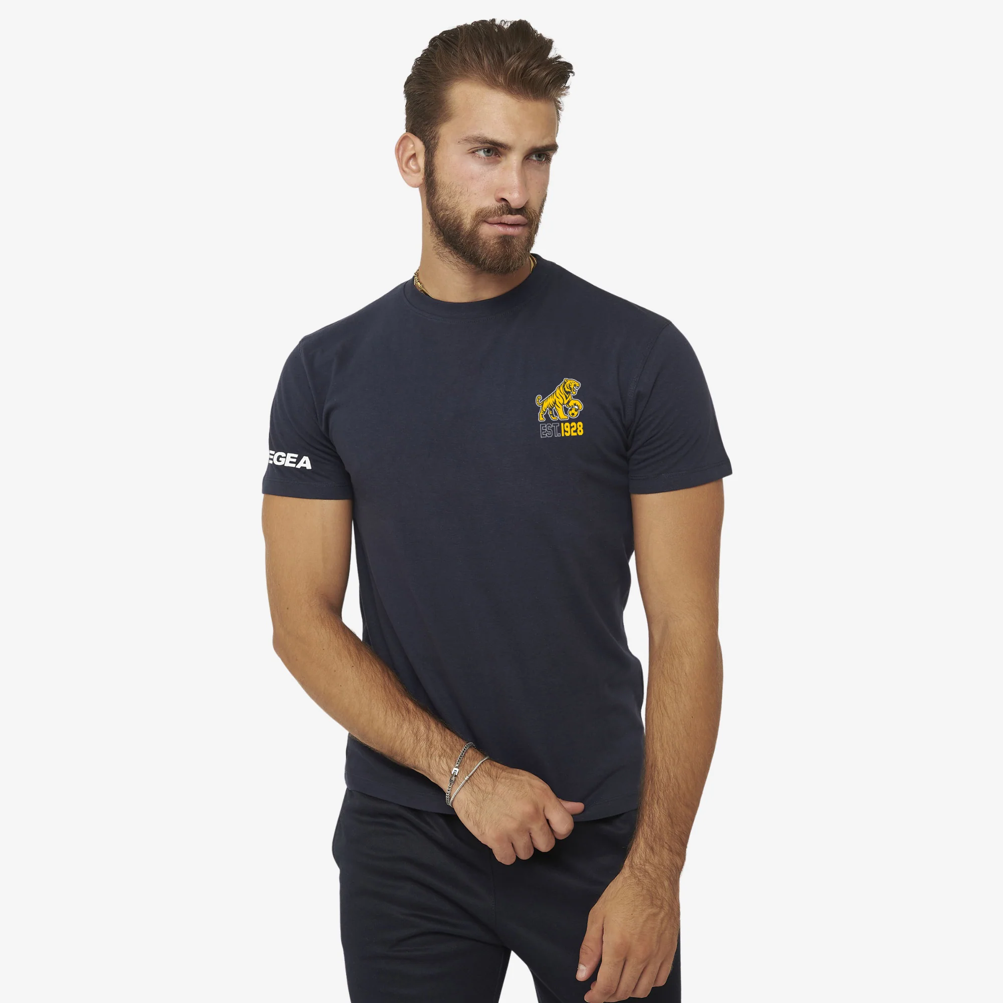T-Shirt Stampa Vintage blu - Giugliano Calcio