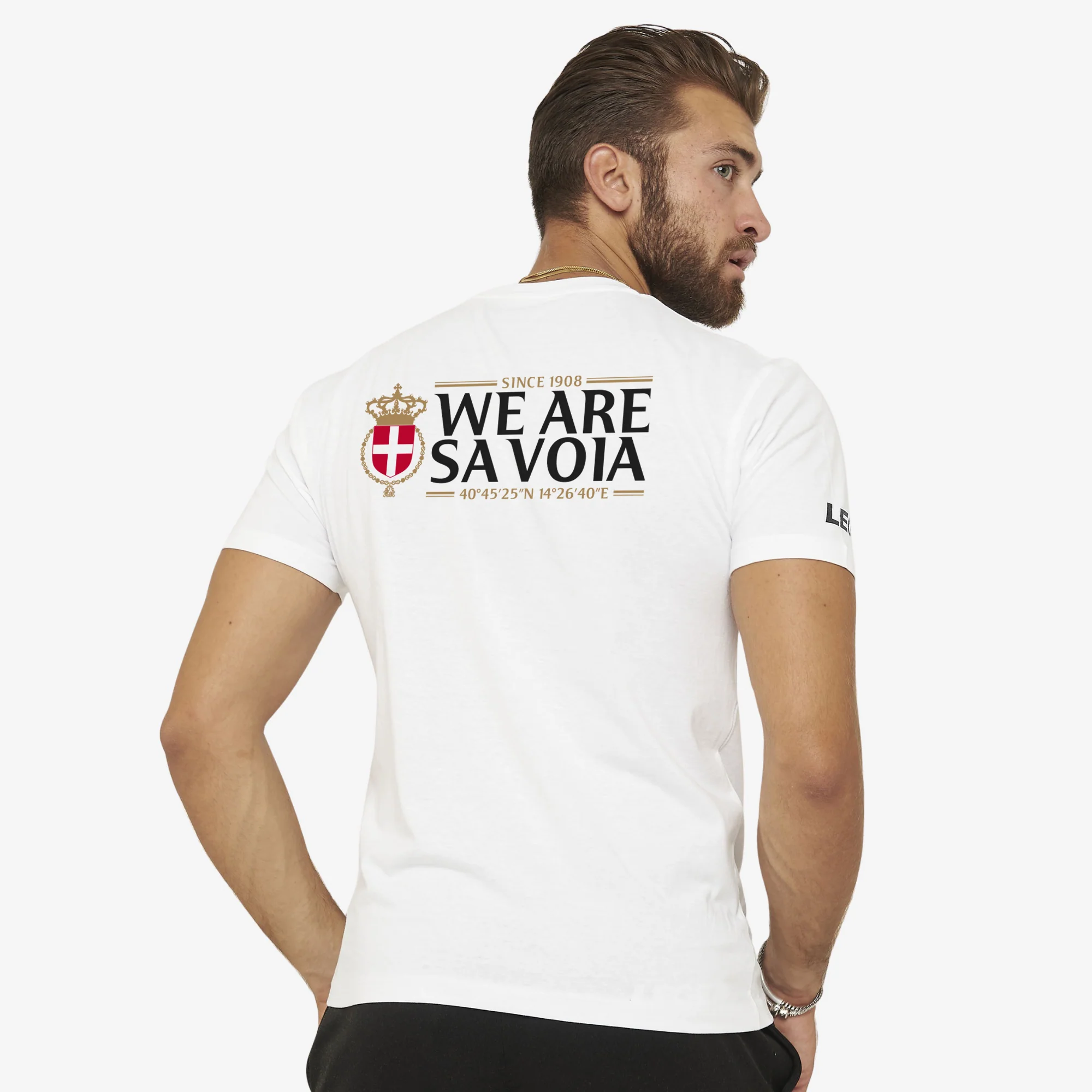 T-shirt "We are Savoia" bianca - Savoia 1908 - Image 2