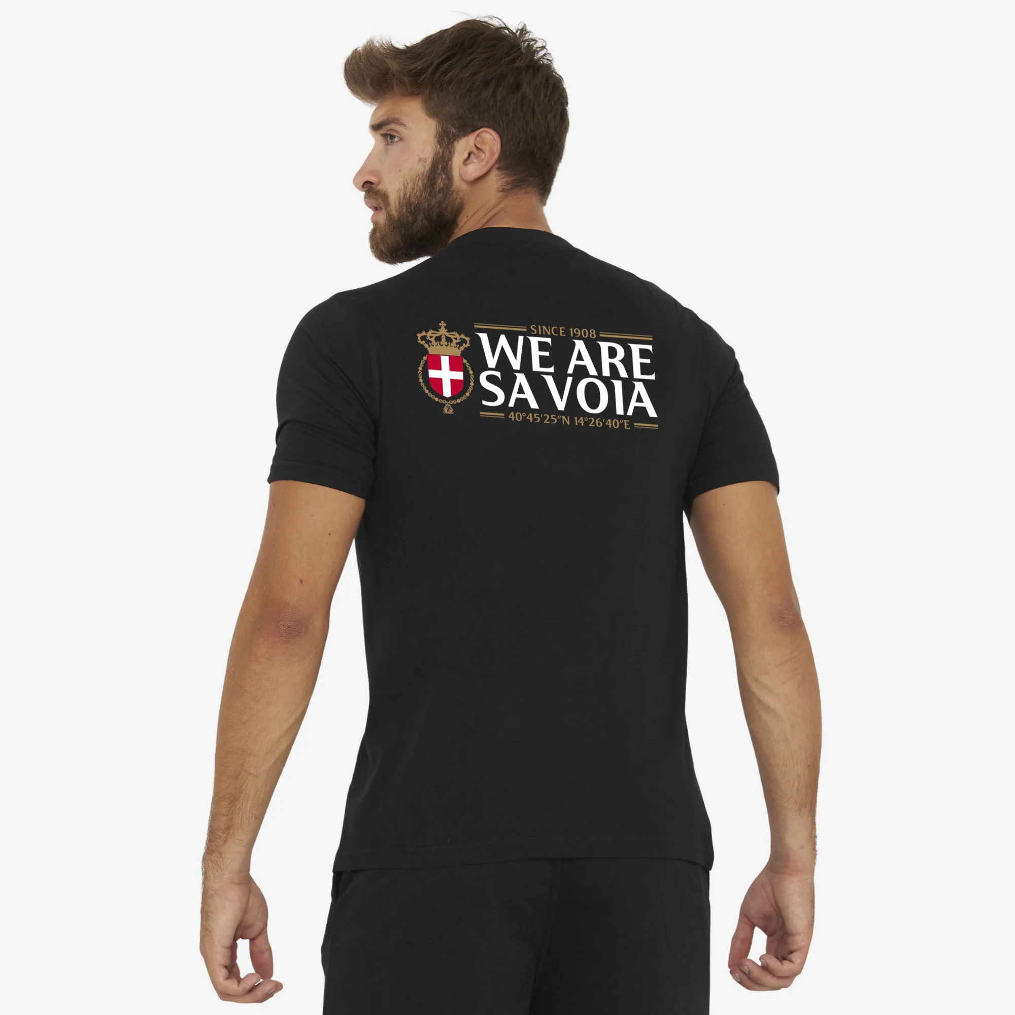 T-shirt "We are Savoia" nera - Savoia 1908 - Image 2