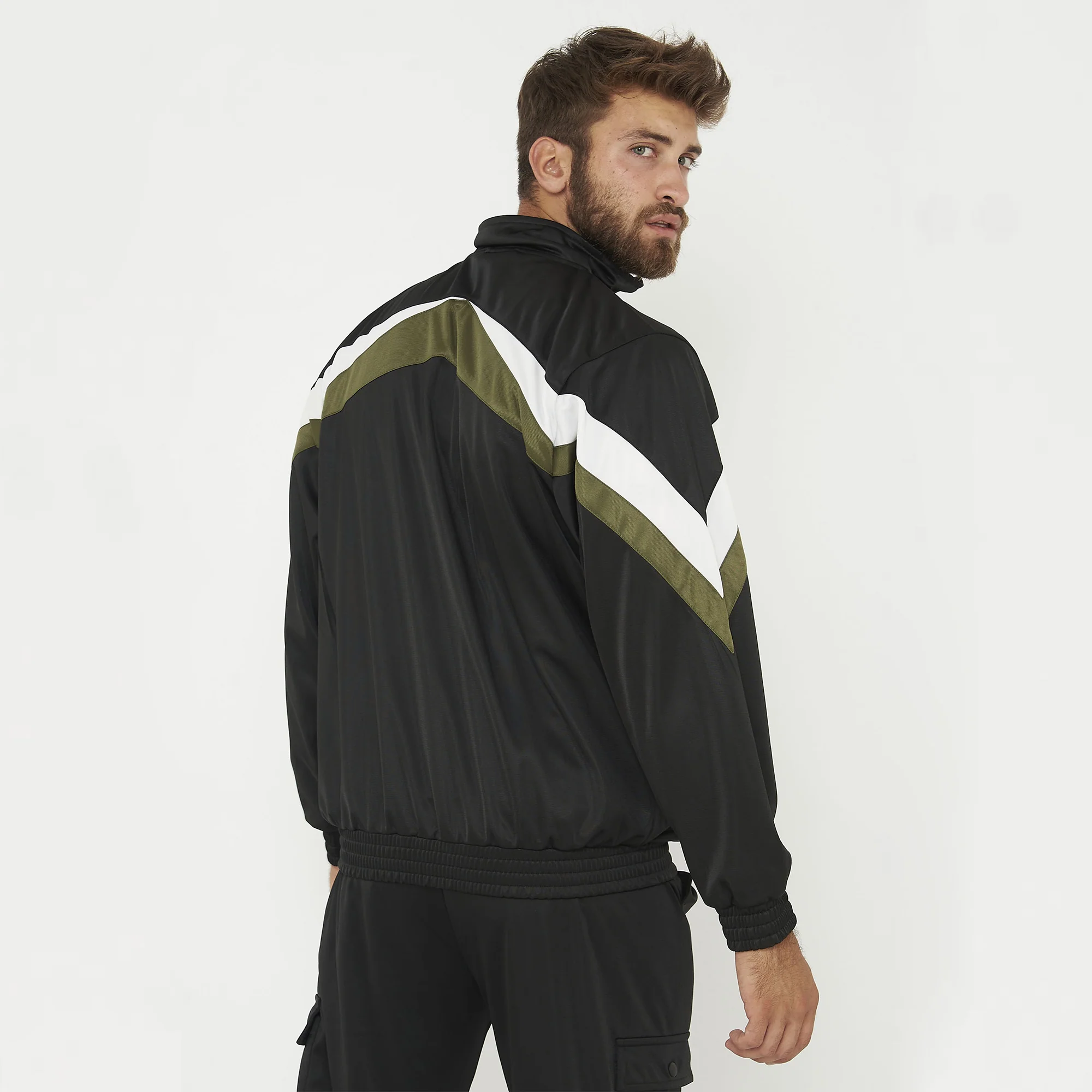 Giacca con zip modello vintage Loose - Image 2