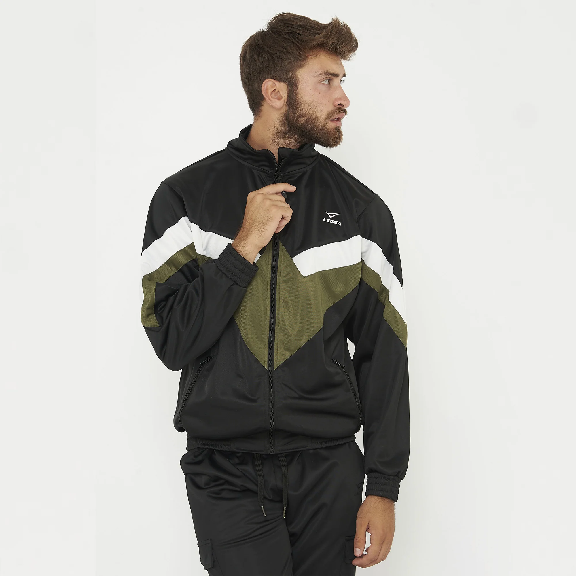 Giacca con zip modello vintage Loose